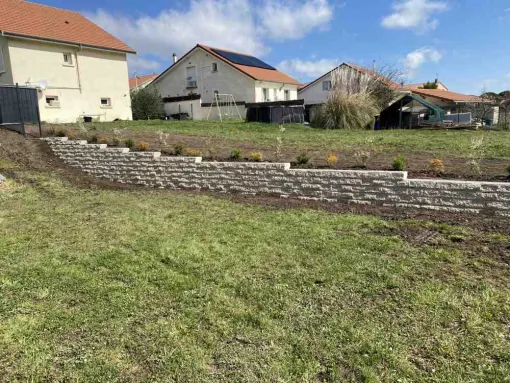 Aménagement retenue en bloc Megalyre, Saint-Étienne, BESSARDET Paysage