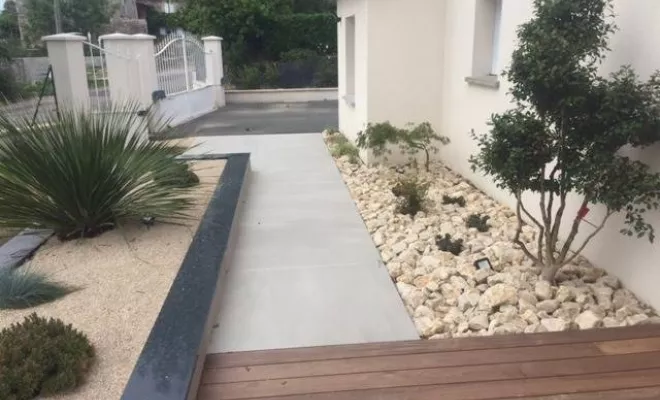 Travaux d'aménagement extérieur, Saint-Étienne, BESSARDET Paysage